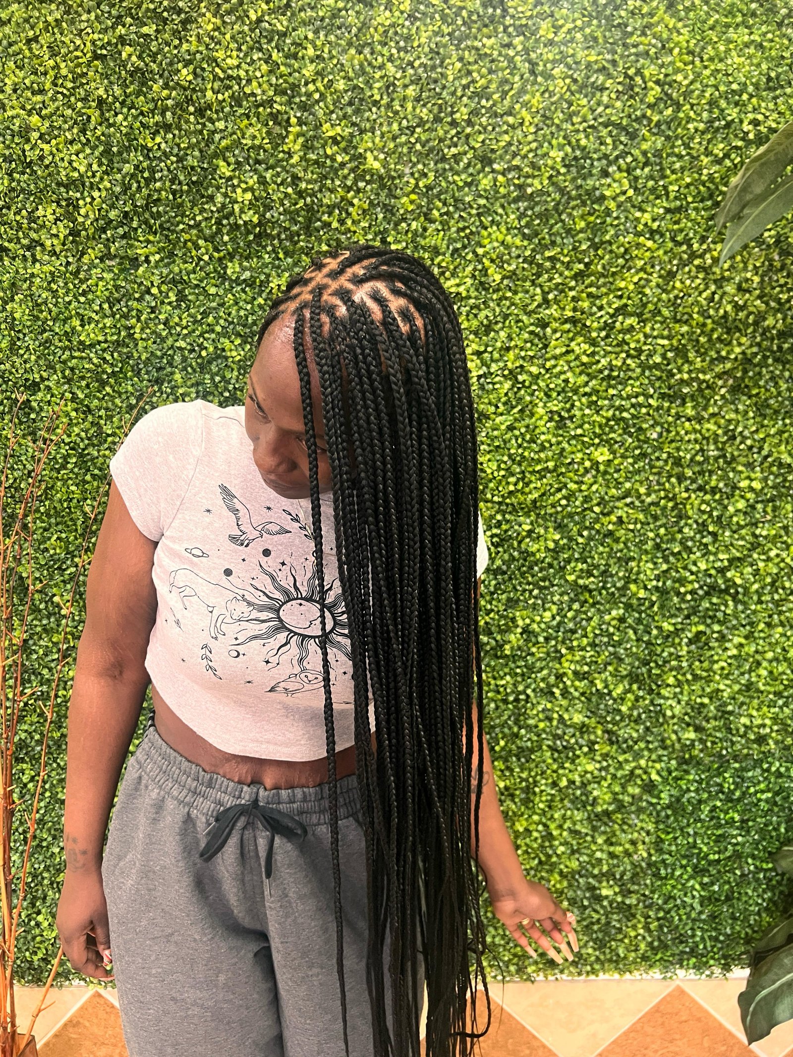 Knotless Braids Style 14